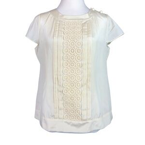 Banana Republic Cotton Silk Lace Blouse